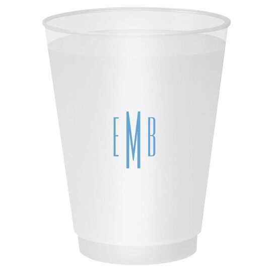 Commonwealth Monogram Shatterproof Cups